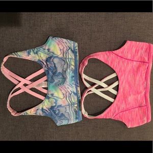 Ivivva girls size 10 sports bra.